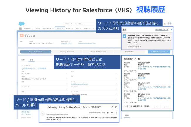 動画活用でSalesforce導入企業の営業活動を支援するAppExchange「Viewing History for Salesforce（VHS）」04