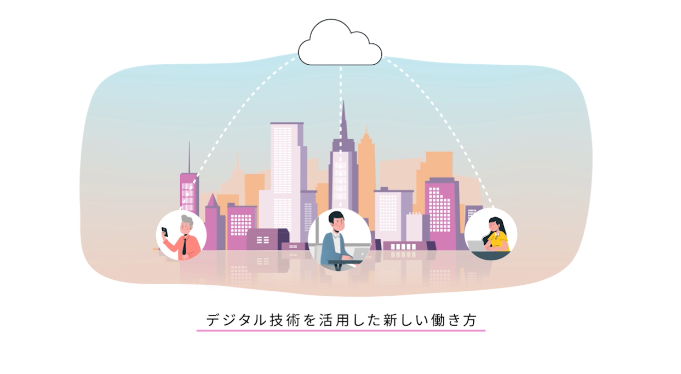日鉄ソリューションズ株式会社様 デジタルワークプレース紹介動画